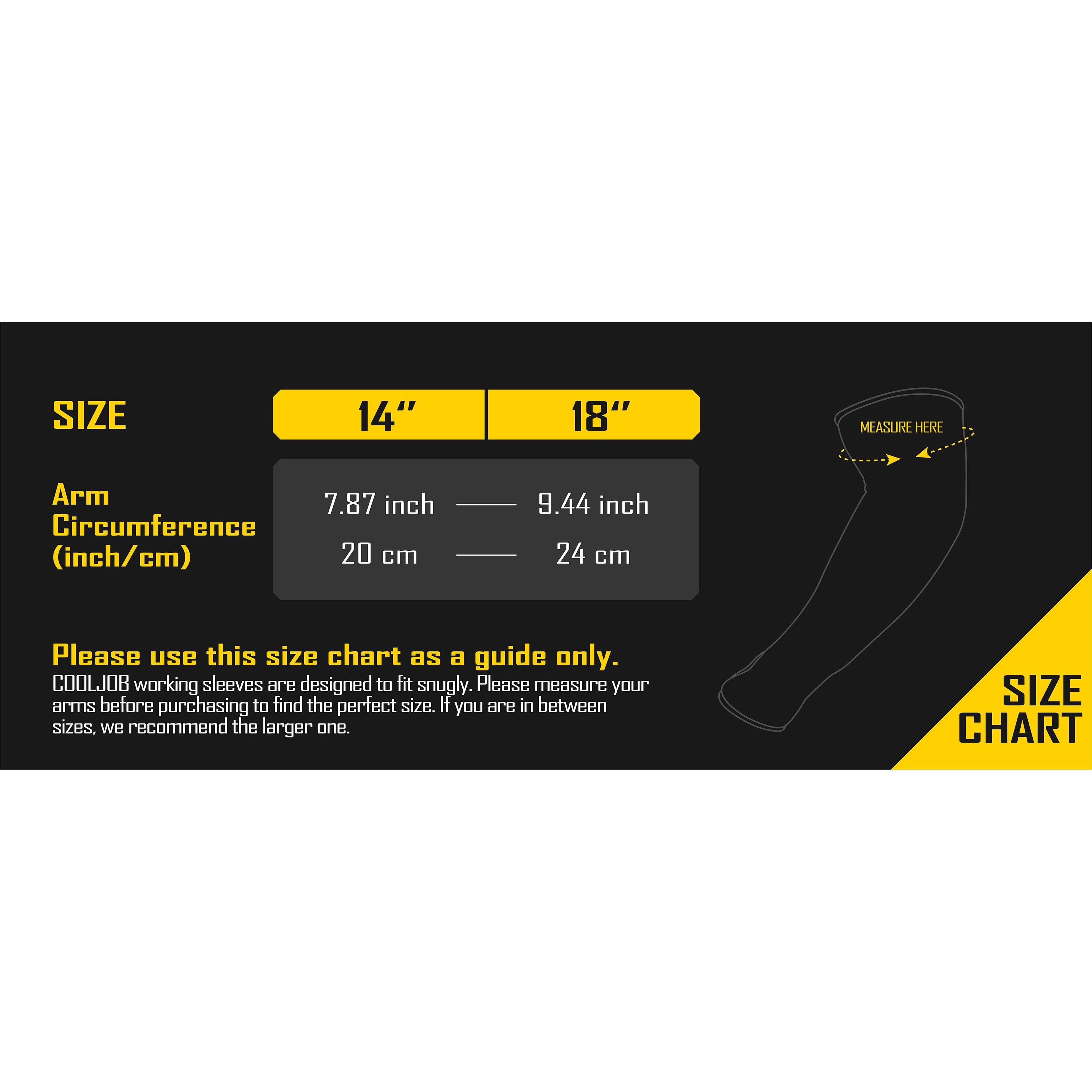 COOLJOB 3 Pairs 14/18in A4 Cut Resistant Sleeves with Thumb Hole, UV Sun Protection Arm Sleeves