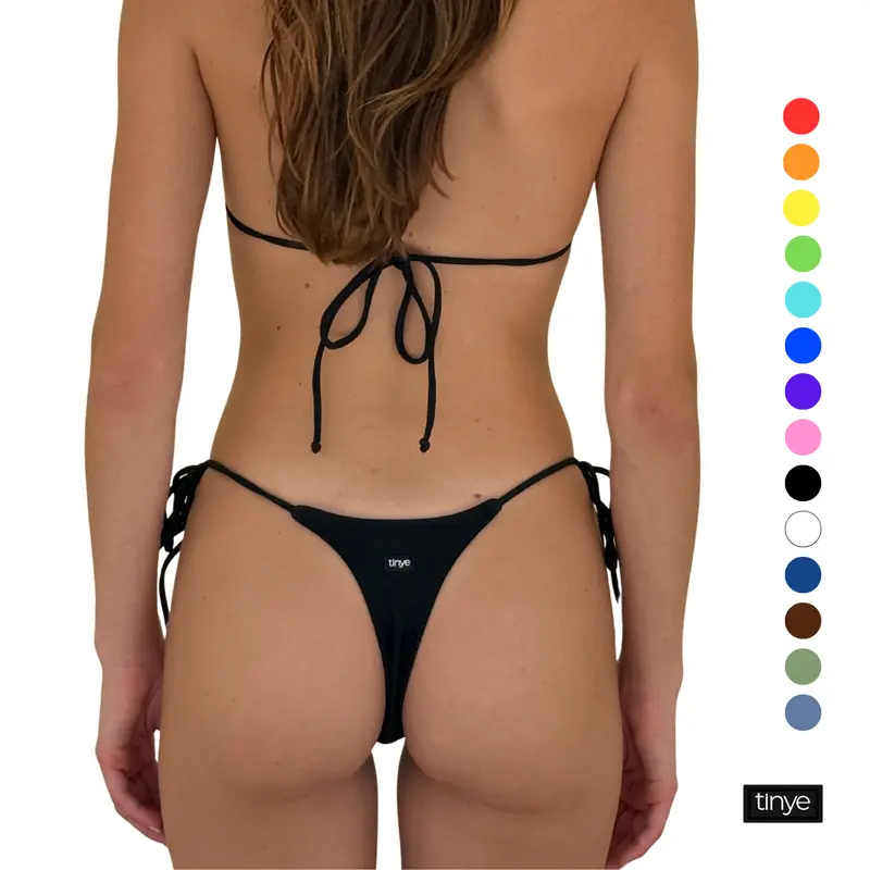 Tinye Swim 001 Bikini Bottoms - Black