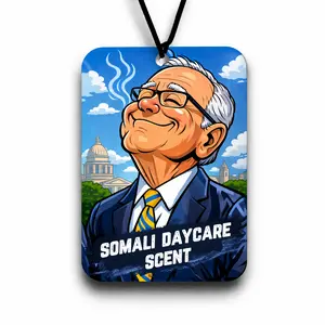 Tim "The Ice Man" Walz Air Freshener  Funny Political Gag Gift