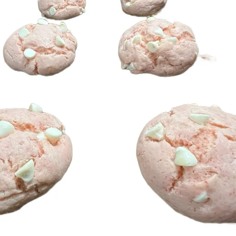 Strawberry Crunch Cookie - Snack with Decorative Elements - Perfect for Biscuit or Cookies Chocolate Chocolate and