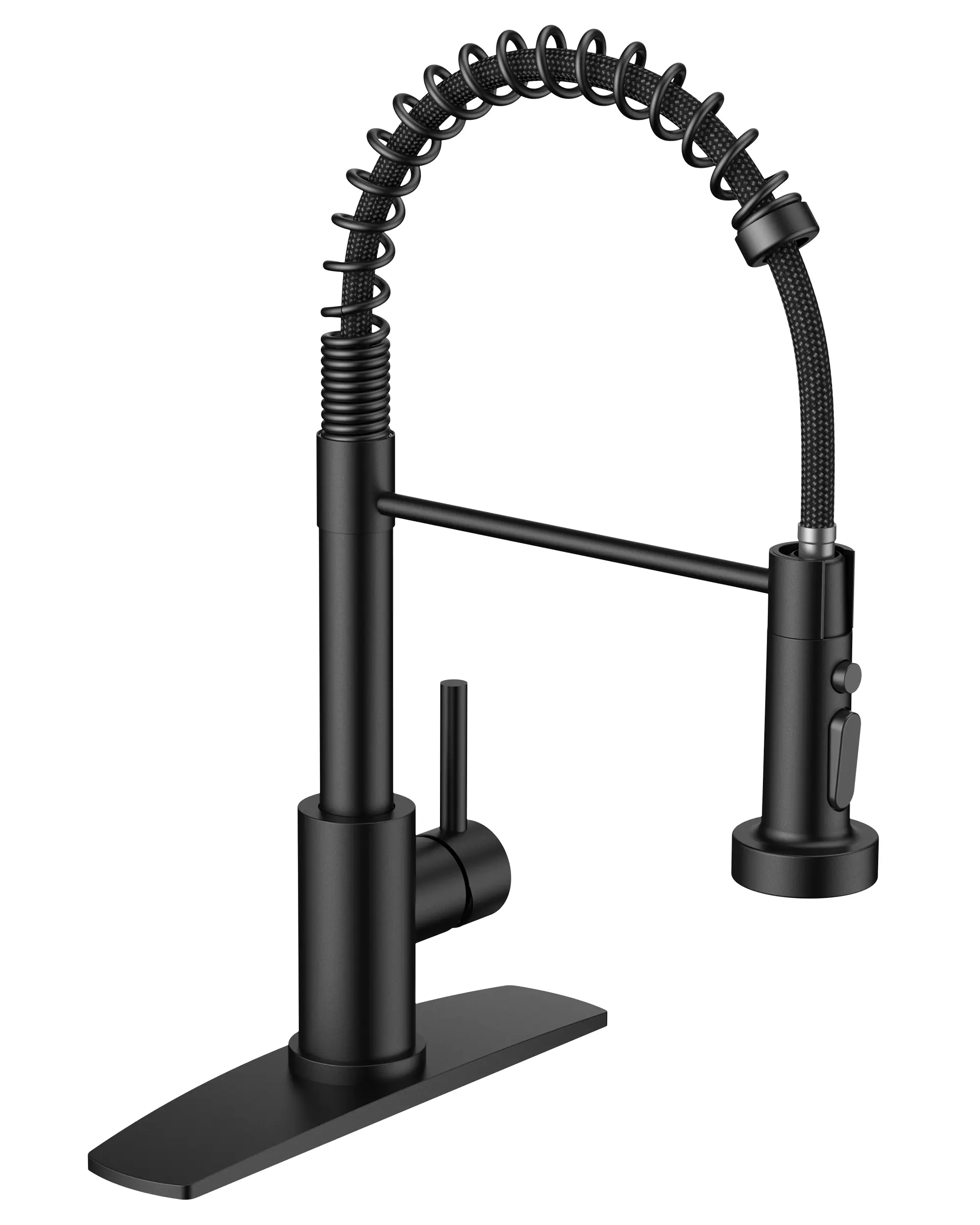 FORIOUS 304 Stainless Steel High Arc Kitchen Faucet with Pull Down Sprayer, 3 Modes, 360° Rotatable, Lead-Free, 1.8 GPM Water Saving Flow, 60 PSI, Faucet Aerator for Sink Basin, High Arc Faucet homedecor