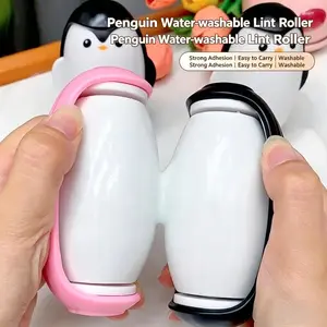 Penguin Hair Removal Brush – Water-Washable & Portable – Removes Pet Hair, Lint & Dust from Sofas, Clothes & More