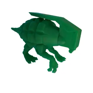 Dinogrenade: the Missing Link in the Evolution of Destruction!As man creates the machine, it evolves beyond him, someday reducing mankind to a distant digital glitch in the machine's own creation story.Dinogrenade stands 4 inches tall and 8 inches long.