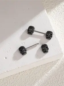 Punk Skull Design Nipple Ring, Fashionable Nipple Barbell for Women & Men, Body Jewelry for Party, Daily Clothing Decor, Trendy All-match & Exquisite Jewelry for Gift