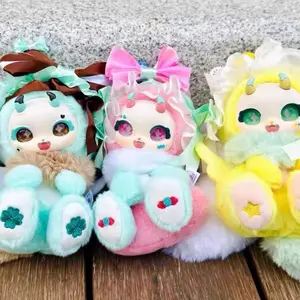 Wanunbox Boboco Sweetheart Party V1 Series Plush Toy, PVC/ABS Stress Relief Classic Novelty Toy for 15 Years Old or Above, Includes Secret Edition, 1-3cm Error Note, Ideal for Unboxing Video Content