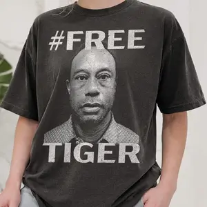 Free Tiger Woods Mugshot Shirt, Golf Legend Tee, Vintage Golf 2026 Shirt, Sports Icon Tee, Golf Fan Gift