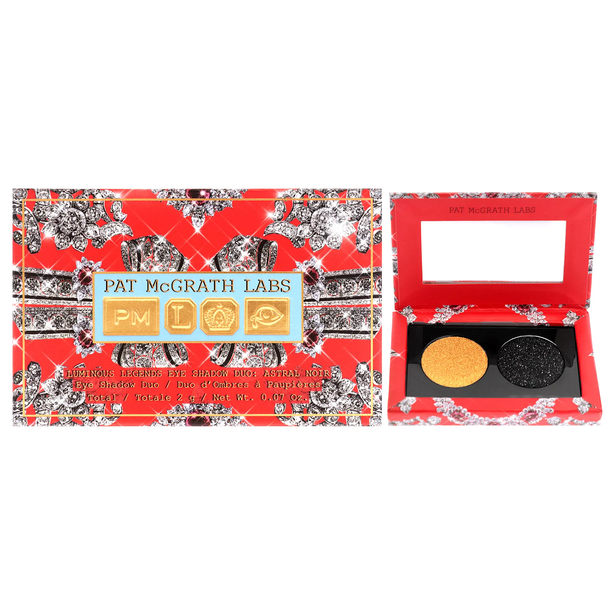 Luminous Legends Eye Shadow Duo - Astral Noir by Pat Mcgrath Labs for Women - 0.07 oz Eye Shadow