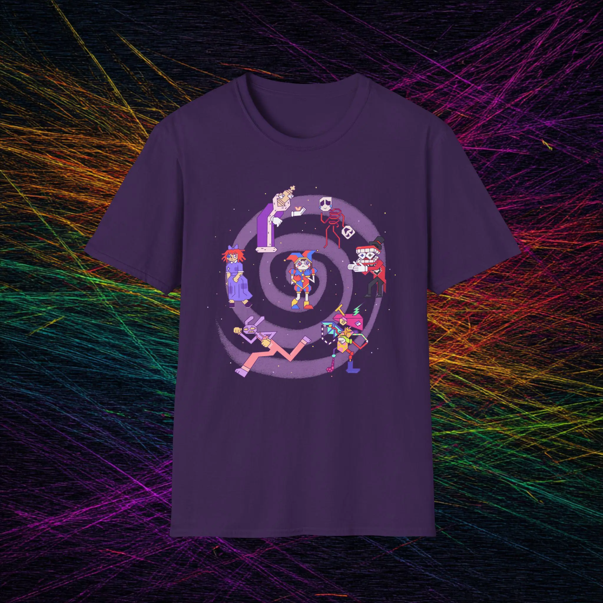 Amazing Digital Circus Cast Shirt #GraphicTee #UnisexTShirt #CartoonShirt #FanGift