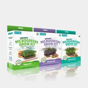 Organic Microgreens Kit, Variety 3-Pack 🌱 Back to the Roots