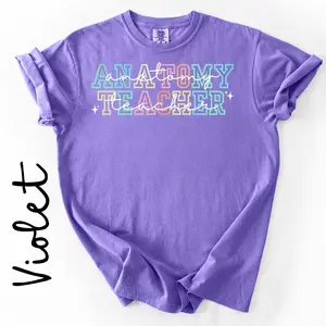 Science Teacher Comfort Colors® Shirt, Anatomy Teacher Gift, First Day of School Teacher Shirt, Science Teacher Shirt, Science Lover T-shirt Fit Top Unisex Womenswear Comfy Crewneck
