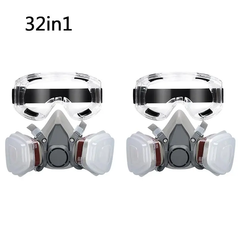 2Pcs Half Mask Upgrade kit 32in1