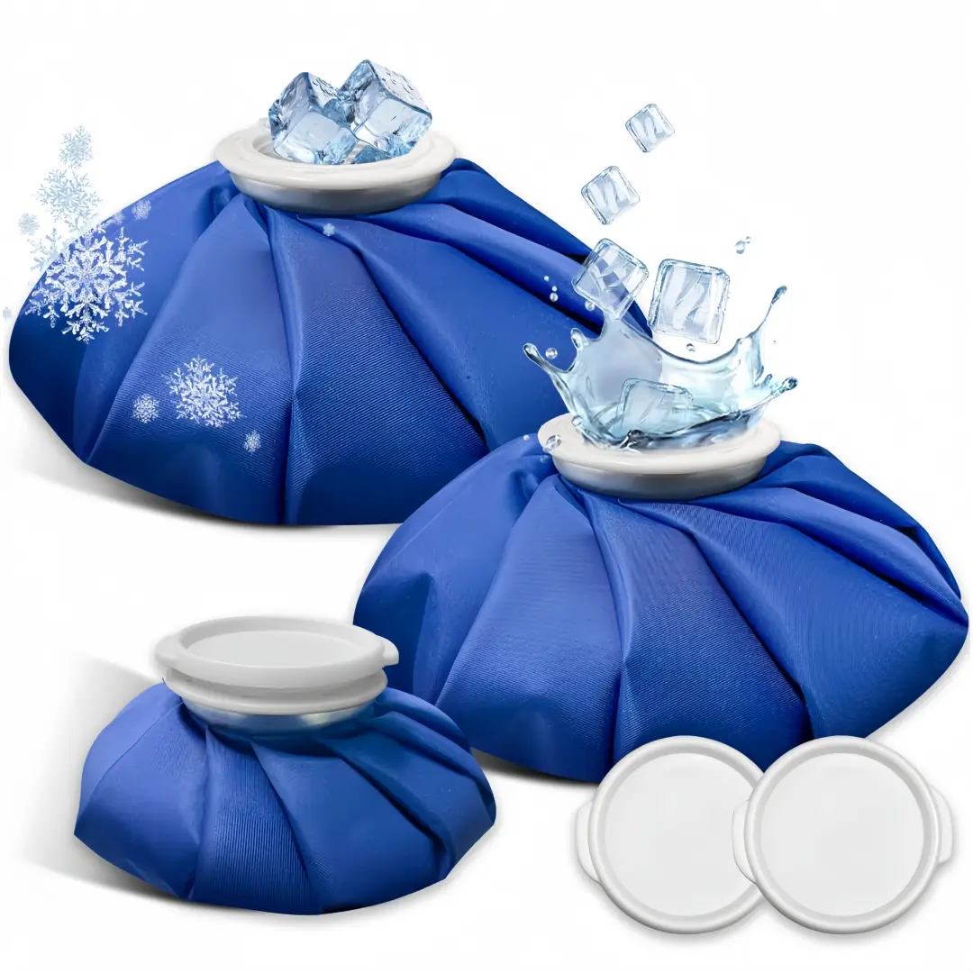 LMMAKE Reusable Ice Bag Pack, Upgrade Lightweight Compact Design, No-Leak Waterproof Ice Compress for Hot Cold Therapy, Migraine & Shoulder Pain Relief