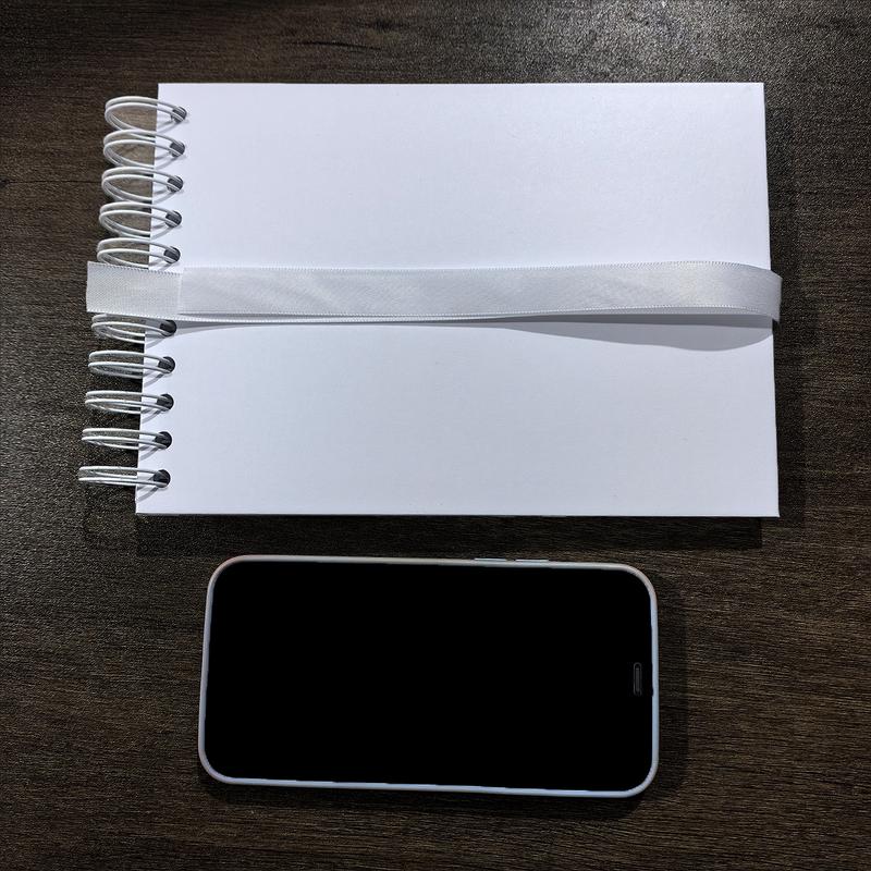 1 book 60 page (30 sheets) scrapbook album, anniversary album, meaningful DIY handmade gift, kraft paper scrapbook album for wedding guests and anniversaries, family DIY scrapbook, craft paper DIY, birthday gift (white), Scrapbook Photo Album