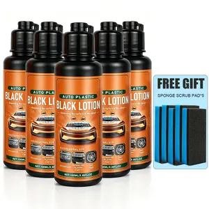 Plastic Restorer for Cars – Trim & Interior Plastic Revitalizer with Applicator Pad – Restores Shine & Color to Faded Plastic, Rubber & Vinyl Surfaces