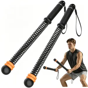 2026 Workout Set,Adjustable Battle Rope,Home Gym Equipment,High Strength Silent training Rope,Adjustable Portable Arm Strength Trainer，Multi-Function Home Gym Bar,Variable Resistance,Home Workout Equipment outdoorfun