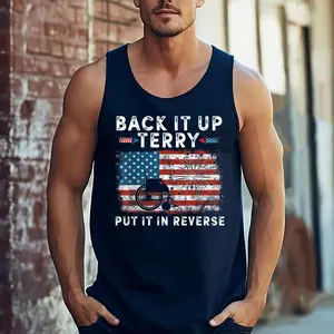 	Back It Up Terry Put It In Reverse Unisex Tank Top, 4th of July Shirt, Trendy Summer Tee