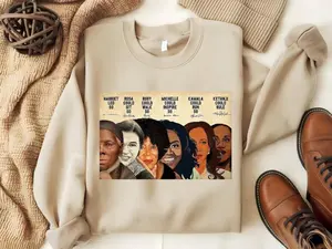 Black History Women Sweatshirt - Hoodie - TShirt, Harriet Tubman Rosa Parks Michelle Obama Kamala Harris Graphic Shirt, Black History Month Shirt, African American Women Sweatshirt, Women Empowerment Educational Shirt
