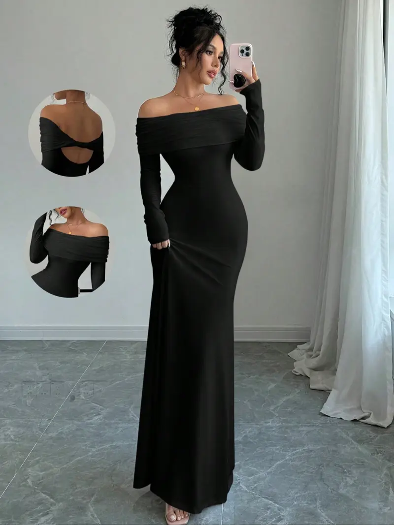 long sleeve knit dress from amazon - TikTok Shop