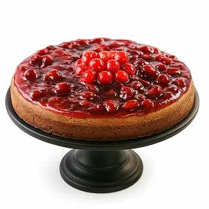 Andy Anand Sugar Free Chocolate Cherry Cheesecake 9" with Real Chocolate Truffles: Handcrafted with Passion, Best Cheese Cake For Celebrations & Diabetic Friendly Dessert Lovers (2.8 lbs)
