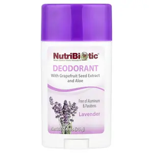 NutriBiotic Deodorant, Lavender, 2.6 oz (75 g)