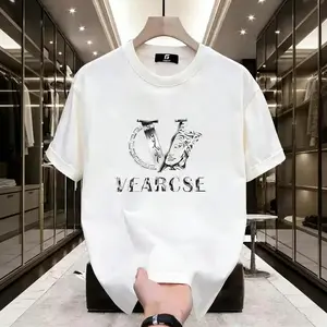 2026 new men's stylish pure cotton round-neck casual printed T-shirt, suitable for both men and women good graphic tees Menswear Soft funny t shirt north west outfits birthday outfit