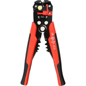 Wire Stripping Tool, Self-adjusting 8-Inch Automatic Wire Stripper/Cutting Pliers Tool for Wire Stripping, Cutting, Crimping 10-24 AWG (0.2~6.0mm²),XT-1-002