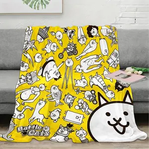 Battle Cats poster blankets, decorative blankets, travel blankets, blankets, air conditioning blankets, Throw Blanket, Soft Warm Blanket, holiday gifts, suitable for gift giving.