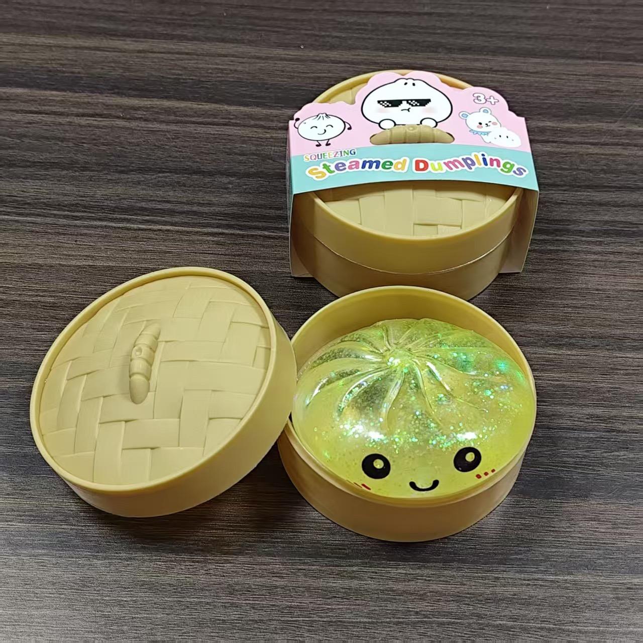 Glitter Smiling Dumpling Squishy with Steamer Box – Maltose Texture Soft TPR Fidget Toy for Kids & Adults, Cute Emoji Squeeze Ball, Ideal for Stress Relief & Gifting Glitter Smiling Dumpling Squishy with Steamer Box – Maltose Texture Soft TPR Fidget Toy for Kids & Adults, Cute Emoji Squeeze Ball, Ideal for Stress Relief & Gifting