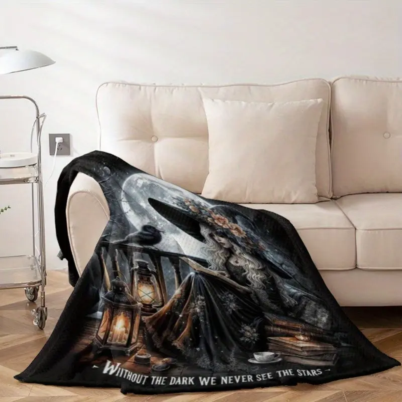 Christian Faith Lyrics Print Flannel Blanket, Rustic Wood Design, Way Maker Miracle Worker Promise Keeper Themed Throw, Cozy Viral Christian TikTok Worship Song-Inspired Faith Gift summerwins