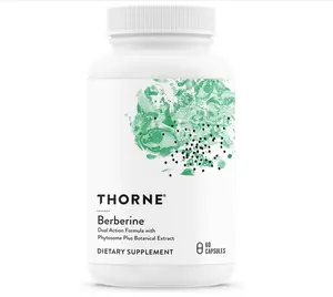 THORNE - Berberine - Dual Action Formula with Phytosome Plus Botanical Extract - Support Heart Health, Immune System, Healthy GI & Cholesterol* - Gluten-Free - 30 Servings