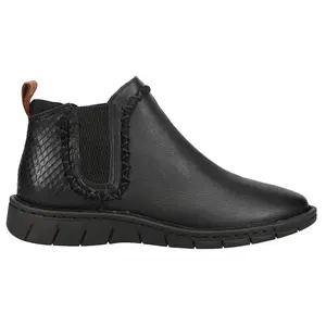 Tony Lama Womens Mina Round Toe Pull On Casual Boots Ankle - Black