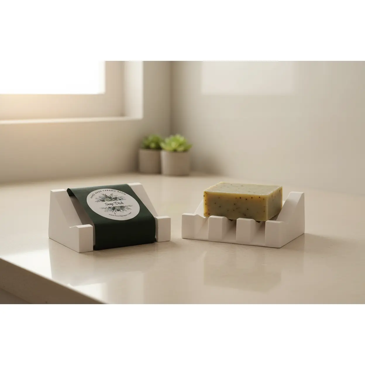 Ceramic Resin Soap Dish