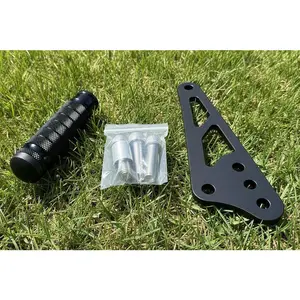 Talaria XXX Shift Lock Stunt Wheelie Peg Black/Silver/Raw Steel