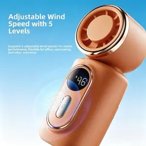 Mini Portable Handheld Clip Fan, 3-in-1 Rechargeable 3000mAh Battery, 5 Speeds, 180° Adjustable Airflow