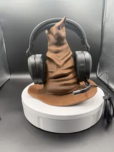 Unique Wizard Hat Headset Stand | 3D Printed Headphone Holder | Desk Organization Gift for Gamers, Streamers, and Students