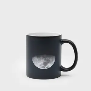 Suck UK Moon Colour Changing Mug - Lunar Eclipse - Large Mugs for Men- Dad Day Gifts - Coffee Gifts | Mens Tea Cup | Novelty Mugs
