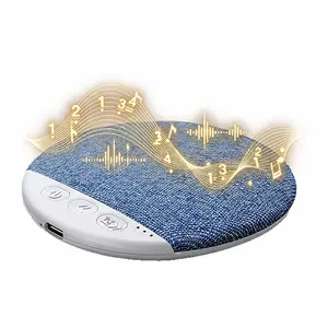 Under Pillow Sleep Speaker, Ultra-Thin Personal Sound Machine with White Noise & Bluetooth, Partner-Friendly Close-Range Audio for One Person, Timer & Memory Function, Blind-Touch Buttons, Ideal Gift for Better Nighttime Smartphone