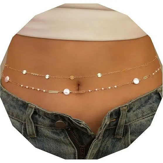 Round piece+paperclip pearl