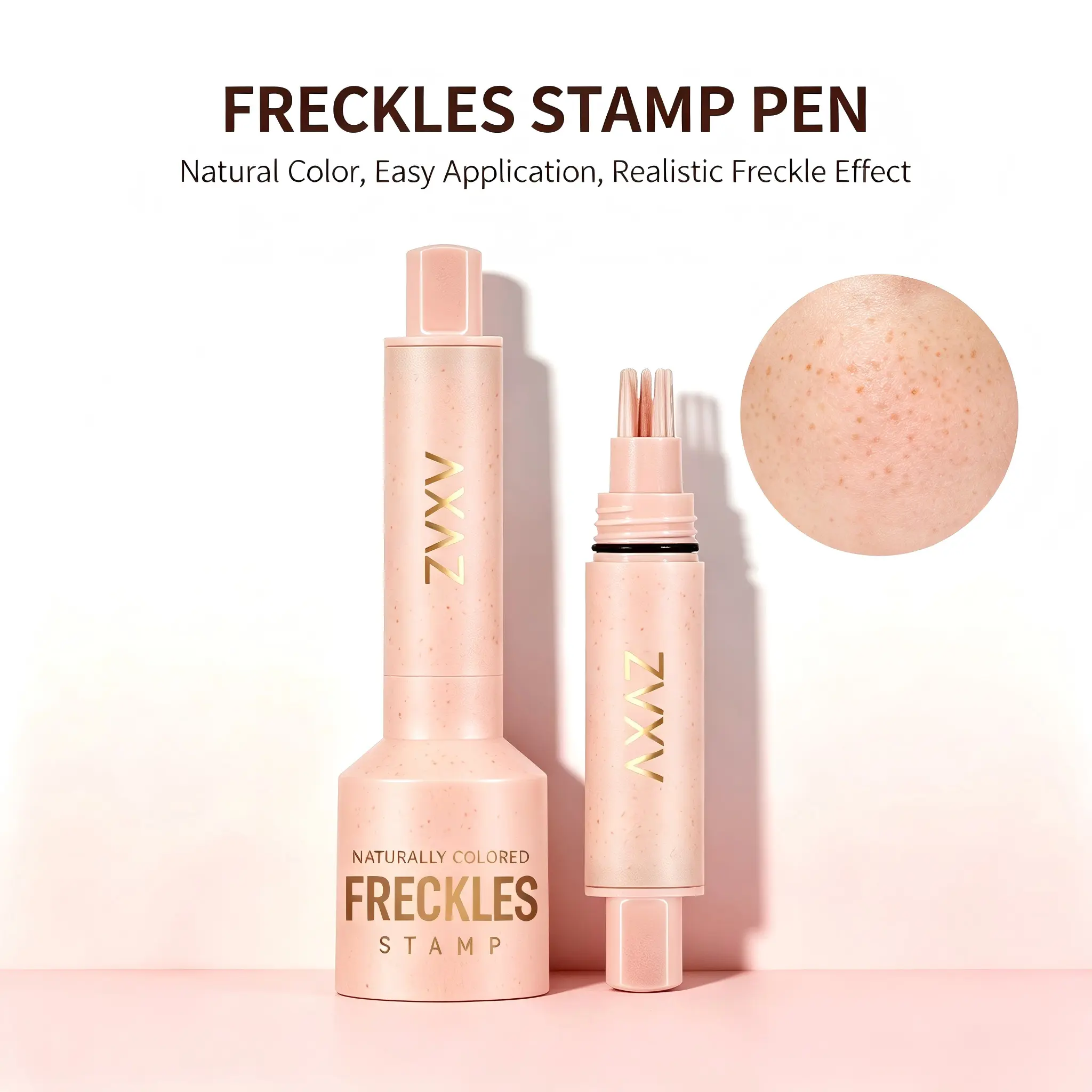 Natural Freckle Pen, Easy-to-Apply Faux Freckle Makeup Marker, Smudge-Resistant Long-Wear Beauty Tool for Face, 1 Count