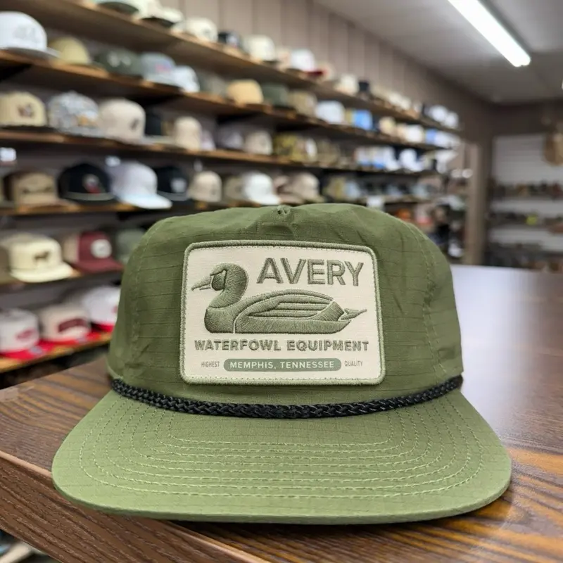 Simple Decoy Patch Rope Hat - Green