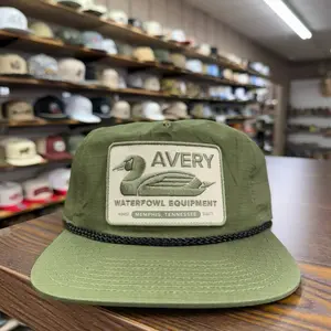 Simple Decoy Patch Rope Hat - Green