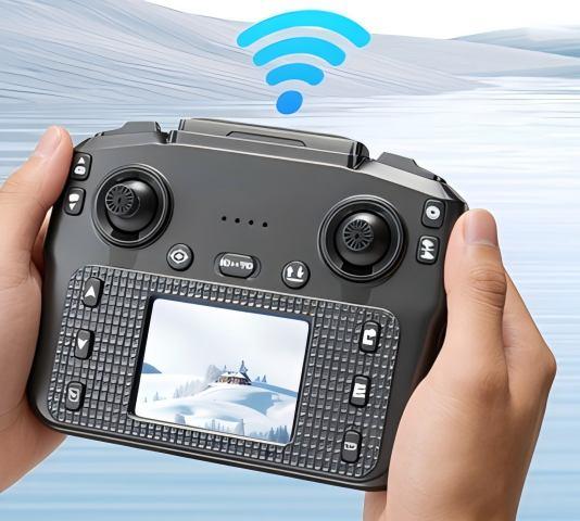 Professional Foldable Quadcopter Drone with HD Camera and Screen Remote Control, No Mobile Phone Needed, Stable Flight, Portable Design, Ideal Gift for Kids, Adults and Family Outdoor Flying on Christmas & Halloween