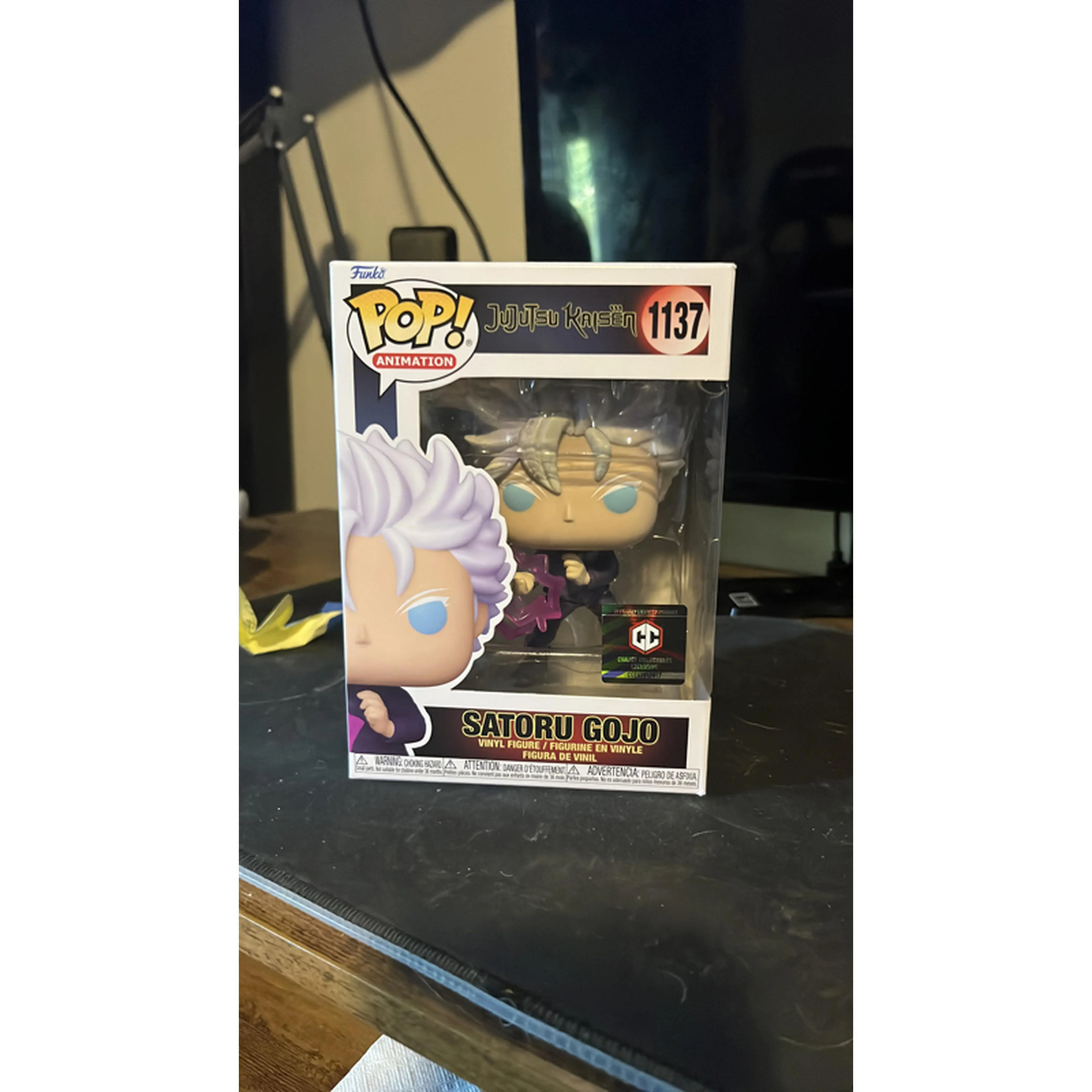 Funko Pop! Animation Satoru Gojo from Jujutsu Kaisen 1137 Collectible Figure with Exclusive Accessory