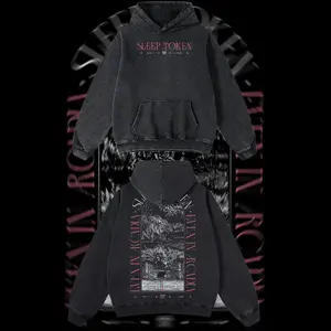 BoostedStyle- Even In Arcadia Arch Sleep Tooken Heavy Metal Graphic T‑Shirt, Rock Music Graphic Hoodie, Rock band tee, Mexico style menswear