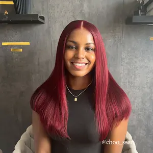 [Live Deal] Arabella Hair Affordable 250% Density 20" Double Drawn Silky Straight 100% Human Hair Wig 5 Colors Glueless Lace Closure Wig Easy Wear