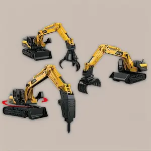 High Quality Inertial Engineering Car Grab Ball Machine Perfect for Family Interactive Toys Boys Birthday Gifts Christmas Gifts Remote Control Digger Rc Construction Vehicles Car