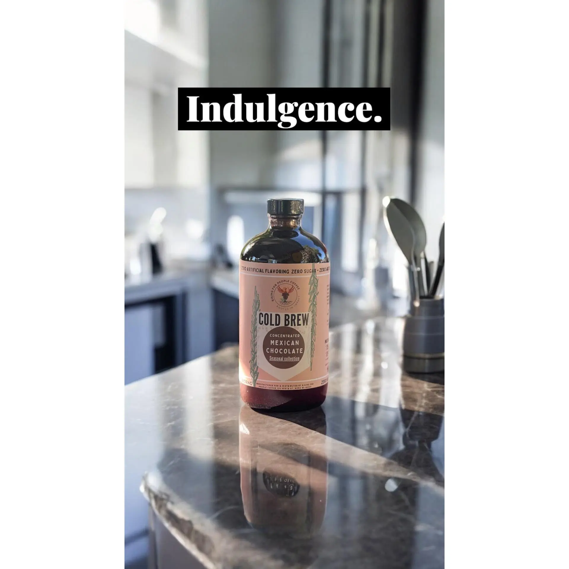 Limited Edition Mexican Chocolate Cold Brew Concentrate Coffee — Light Roast Whole Bean Coffee