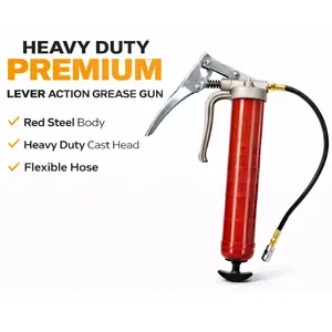 Alemite 555-E Grease Gun Lever Action 7500 PSI Heavy Duty Industrial Tool