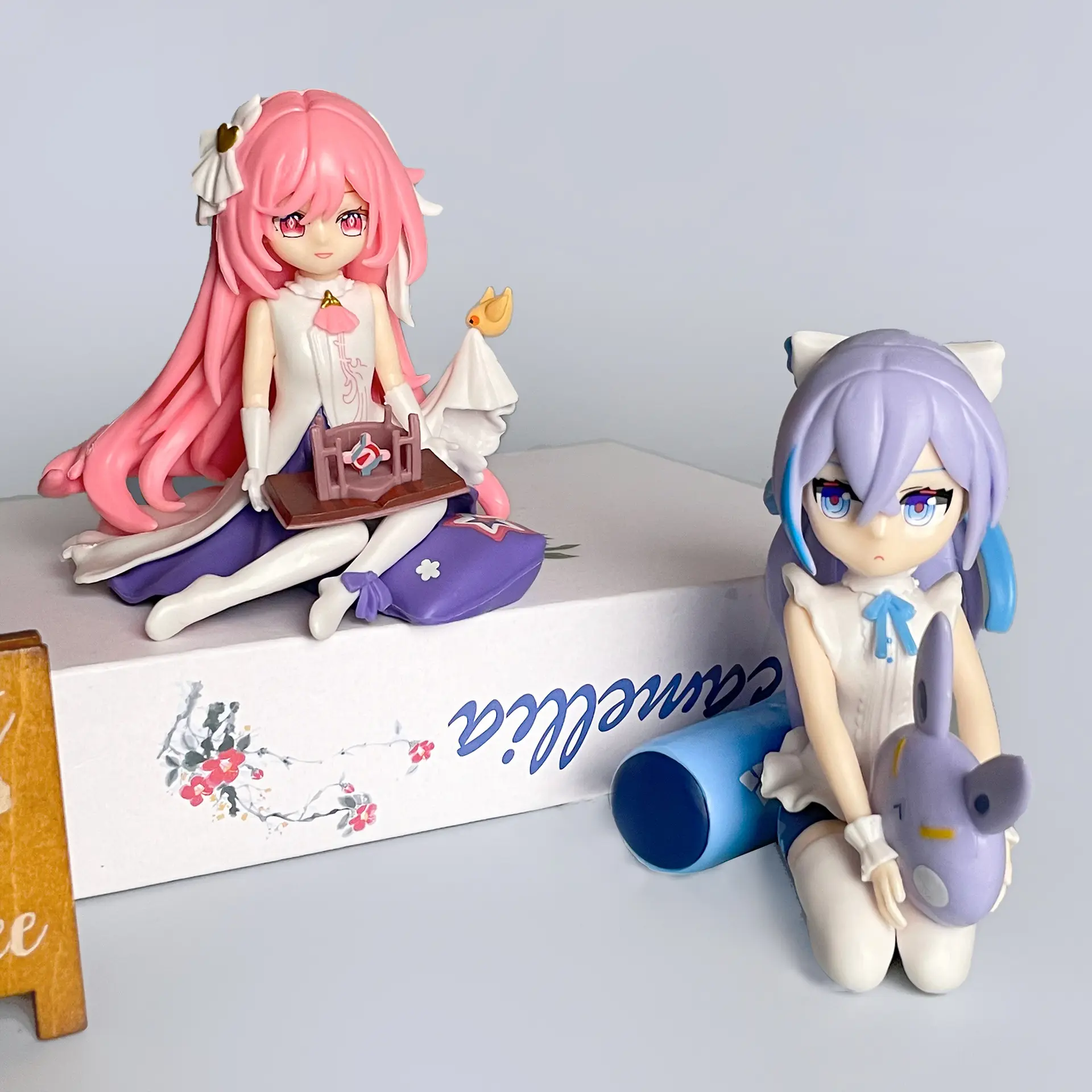 Anime Girl Bronya Elysia Miniature Valkyrie Action Figure - Decorative Accents Action Figure, Toy Collector Lifestyle Collectible, Desktop Decor Ornament, Ideal Gift for Anime Fans