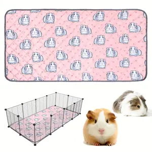 Waterproof Small-Pet Cage Liner Pad| Super-Absorbent, Washable & Reusable (Guinea Pig/Rabbit/Chinchilla)